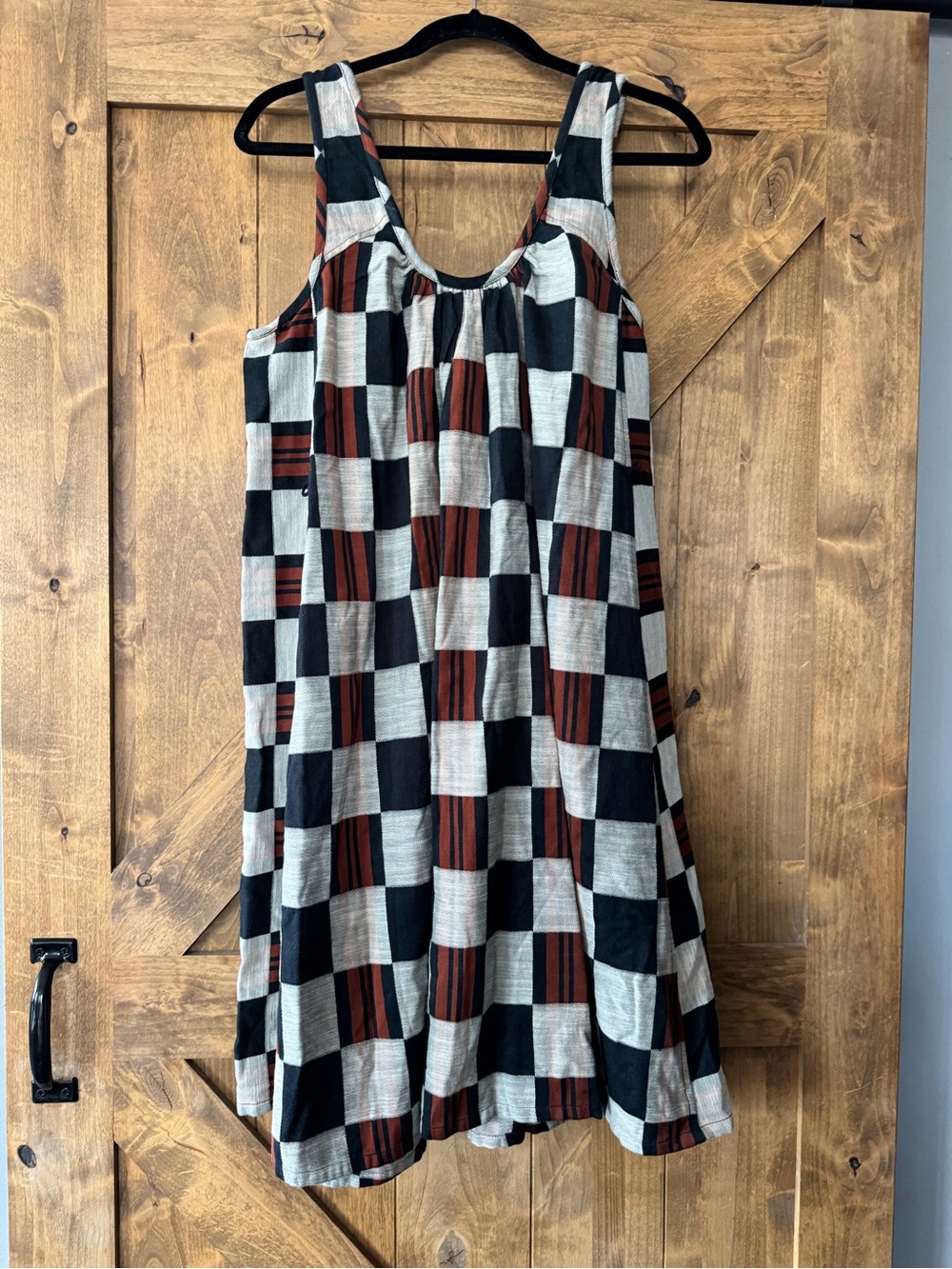 Ace & Jig Checkered Swing Dress - Picture 2 of 3